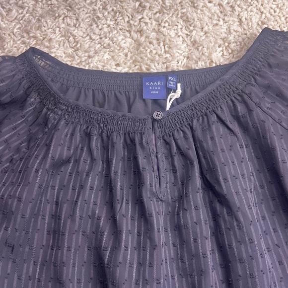 WOMENS KAARI BLUE TOP NWT SIZE PXL - Picture 4 of 14